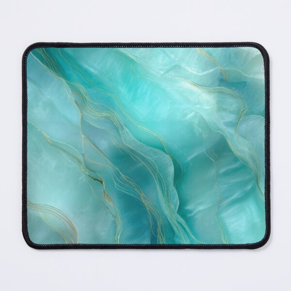 Item preview, Transformative Teal – Color of the Year 2026 Abstract Marble designed and sold by Ewa Miller.