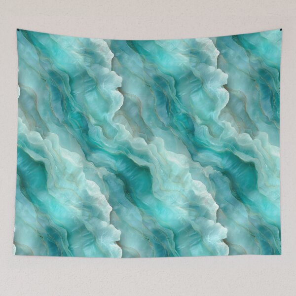 Item preview, Transformative Teal – Color of the Year 2026 Abstract Marble designed and sold by Ewa Miller.