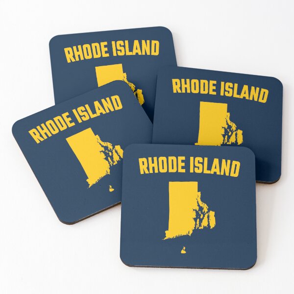 Item preview, Rhode Island State Map - Classic Golden Yellow Edition designed and sold by mashmosh.