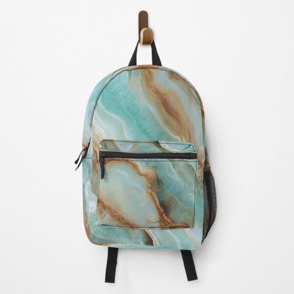 Item preview, Transformative Teal & Gold Agate – Color of the Year 2026 Abstract Marble designed and sold by Ewa Miller.