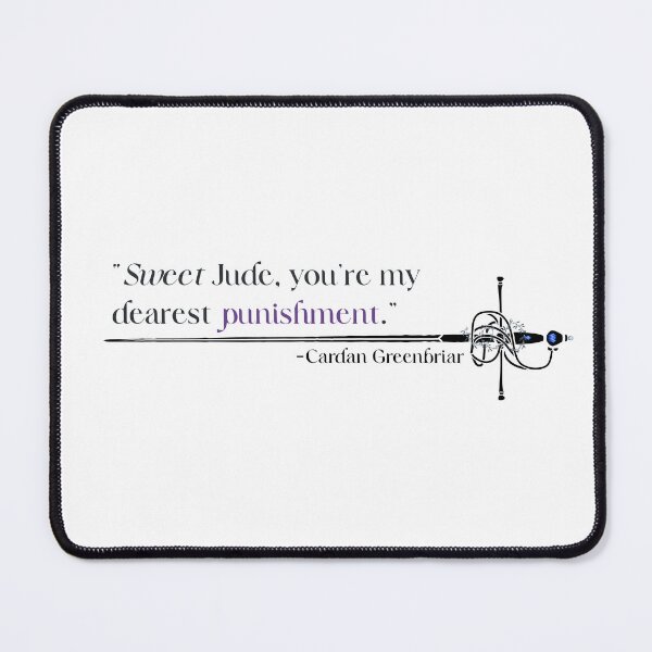 Item preview, The Wicked King quote |  The Folk of Air designed and sold by Nyxander's Bookish Catalogue.