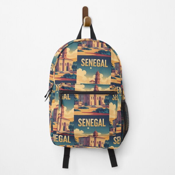Item preview, Senegal Retro Vintage Travel Design designed and sold by TravelersGems.