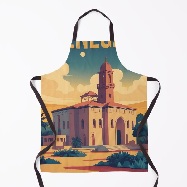 Item preview, Senegal Retro Vintage Travel Design designed and sold by TravelersGems.