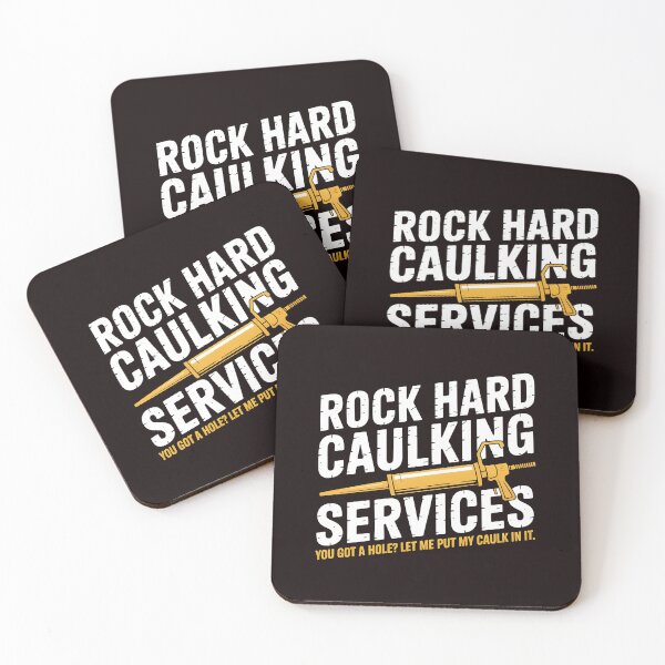 Item preview, Rock Hard Caulking Services – Sarcastic Adult Meme Art designed and sold by Redgiant87x.