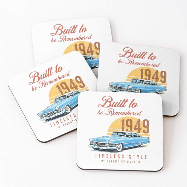 Item preview, Built to Be Remembered 1949 – Vintage American Sedan Illustration | Timeless Retro Car Art designed and sold by RomeoSketches.