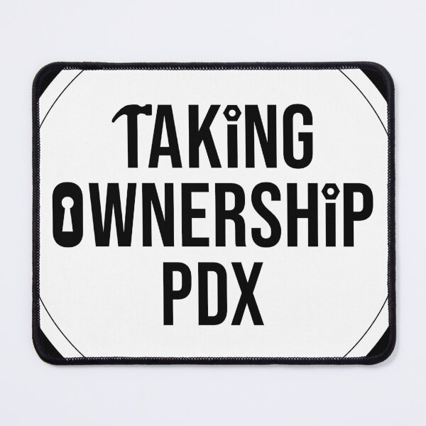 Item preview, Taking Ownership PDX Circle Logo White designed and sold by Taking Ownership PDX .