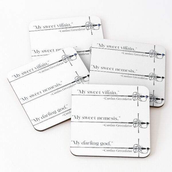 Item preview, Set of The Wicked King quotes |  The Folk of Air designed and sold by Nyxander's Bookish Catalogue.