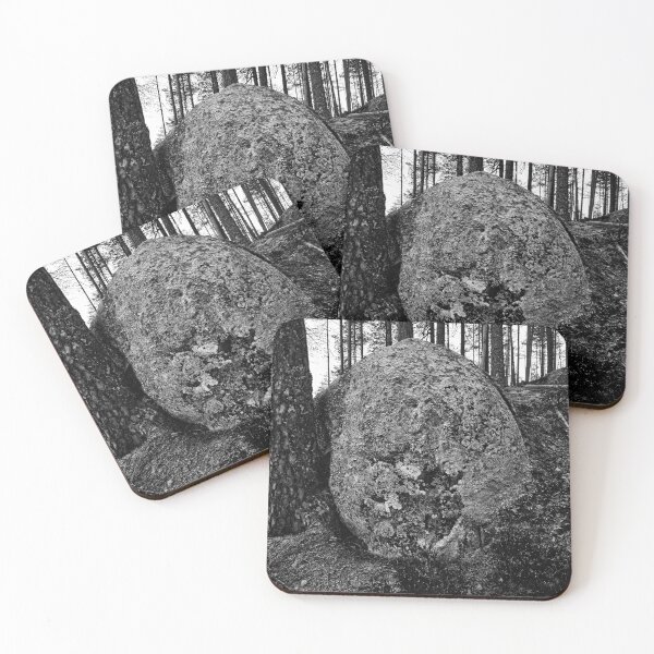 Item preview, The boulder and the pine. Seitseminen 2025 bw designed and sold by Jouko Lehto Photography.