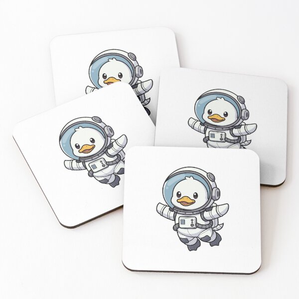 Item preview, Astro Quack - Cute Duck Astronaut in Space designed and sold by RyanBelandres.