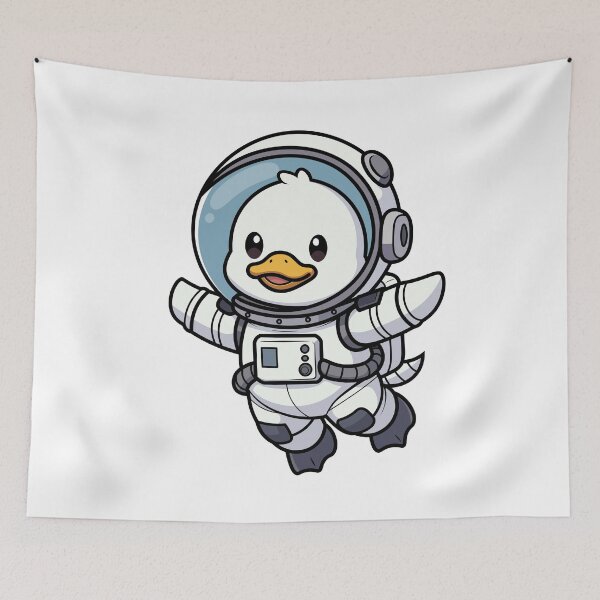 Item preview, Astro Quack - Cute Duck Astronaut in Space designed and sold by RyanBelandres.