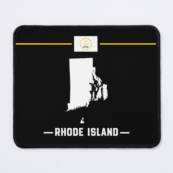 Item preview, Rhode Island State Pride, Classic Flag & Map Silhouette designed and sold by mashmosh.