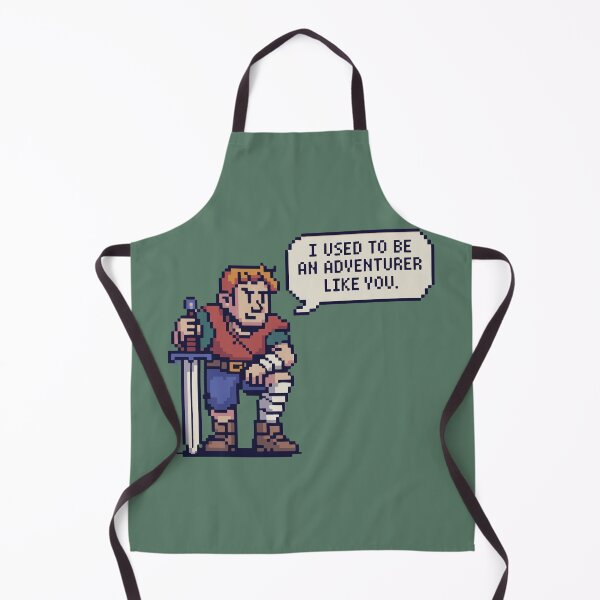 Item preview, I Used to Be an Adventurer Like You – Pixel Art Meme designed and sold by TeeLabDesign.