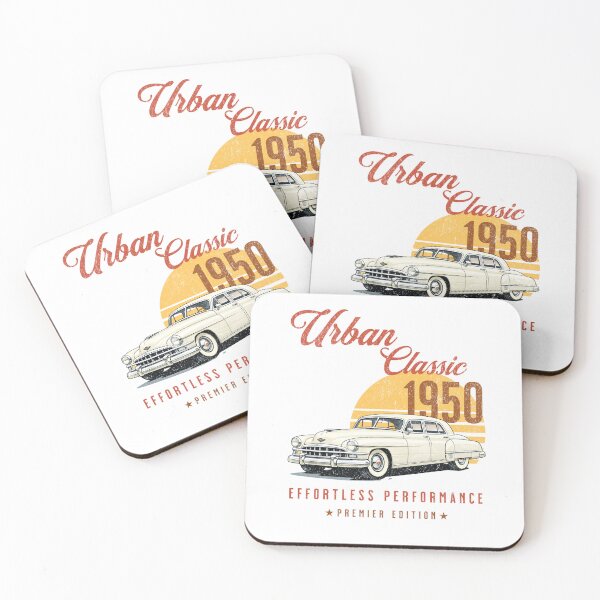 Item preview, Urban Classic 1950 – Vintage Sedan Illustration | Effortless Performance Retro Car Art designed and sold by RomeoSketches.