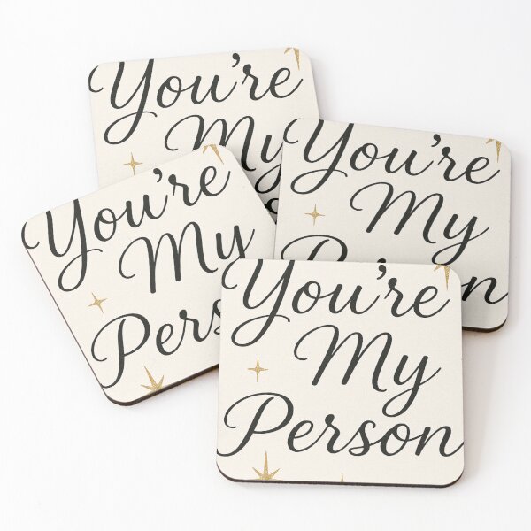 Item preview, You're My Person Gold Stars | Valentine  designed and sold by Lyvion design.