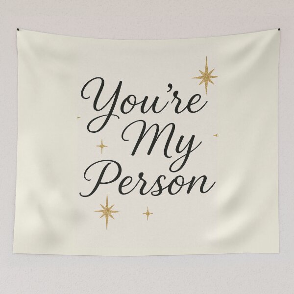 Item preview, You're My Person Gold Stars | Valentine  designed and sold by Lyvion design.