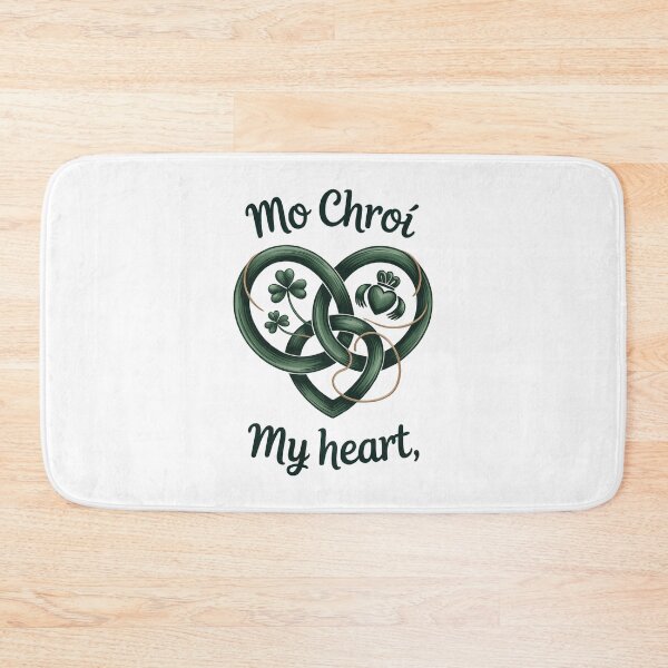 Item preview, Mo Chroí – Irish Love Heart with Celtic Knot & Claddagh designed and sold by CELTIC-DESIGNS.