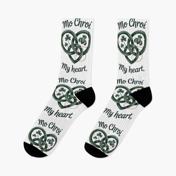 Item preview, Mo Chroí – Irish Love Heart with Celtic Knot & Claddagh designed and sold by CELTIC-DESIGNS.