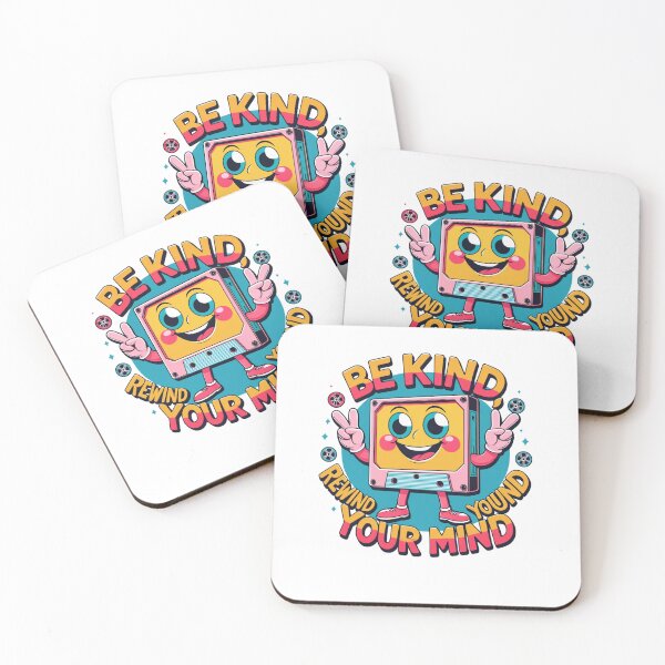 Item preview, Be Kind, Rewind Your Mind retro slogan designed and sold by SloganSauce.