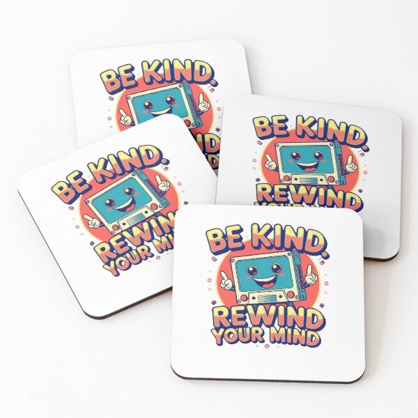 Item preview, Be Kind, Rewind Your Mind sticker art designed and sold by SloganSauce.