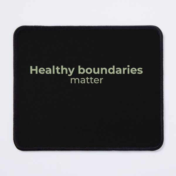 Item preview, Kopie von Healthy boundaries matter - Minimalist statement designed and sold by Bianca Eder - Healing Collection.