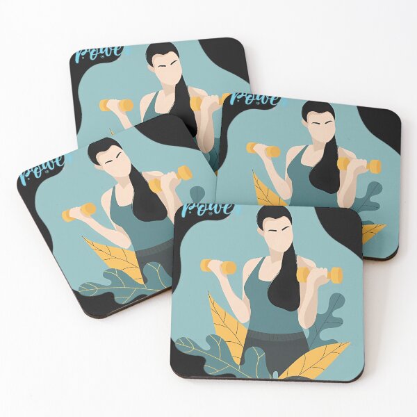 Item preview, Girls Power Female Fitness Motivation Aesthetic Gym Art. designed and sold by PhantomArtStore.
