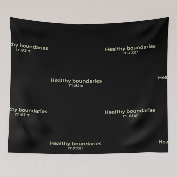 Item preview, Kopie von Healthy boundaries matter - Minimalist statement designed and sold by Bianca Eder - Healing Collection.