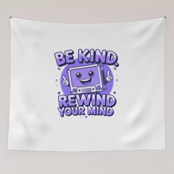 Item preview, Be Kind, Rewind Your Mind vintage vibe designed and sold by SloganSauce.