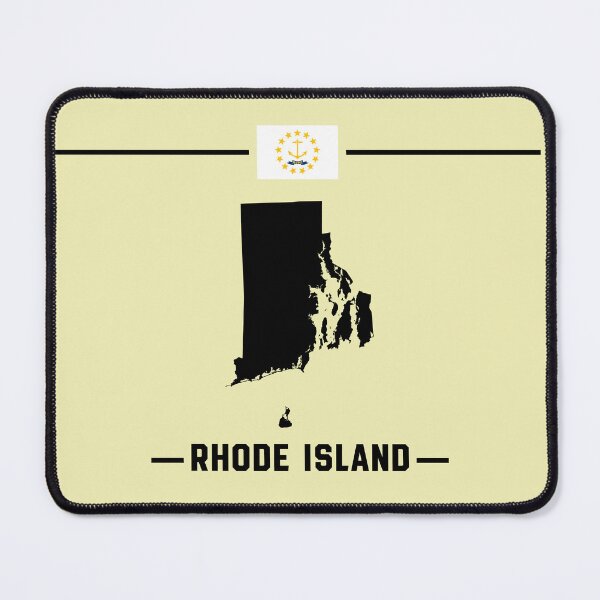 Item preview, Rhode Island Pride - State Silhouette & Flag Heritage designed and sold by mashmosh.