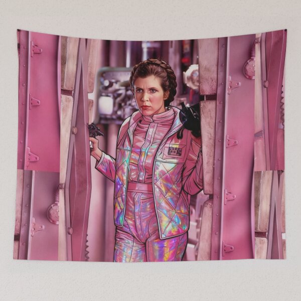 Item preview, The Rebel Princess Pop (PINK HOLO) - POP ART  designed and sold by CleverCulture.
