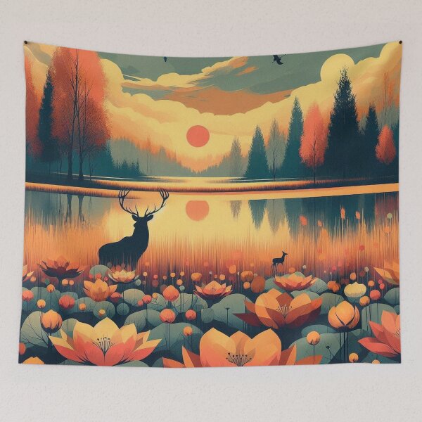 Item preview, Whispers of Stillness XIII – Stillness Blooms at Dusk designed and sold by Okmanoo.