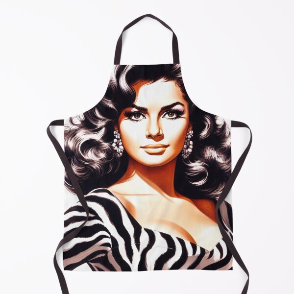 Item preview, Vintage Zebra Print Woman designed and sold by PulpVintage.