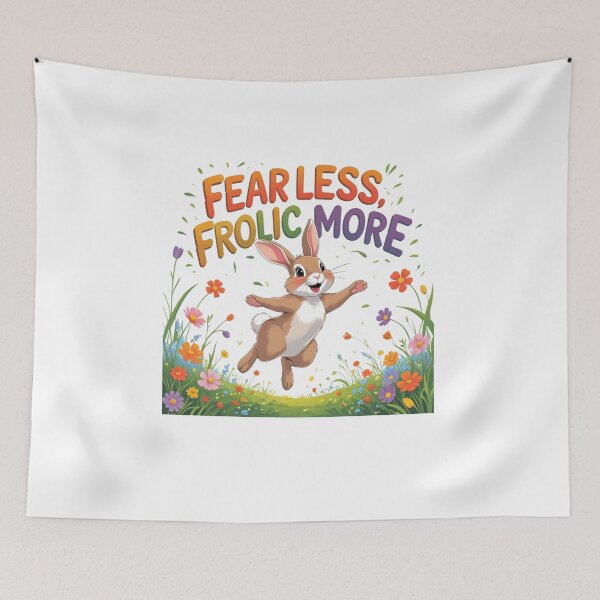 Item preview, Fear Less, Frolic More designed and sold by SloganSauce.