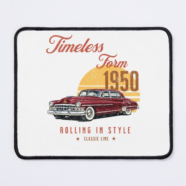 Item preview, Timeless Form 1950 – Rolling in Style | Vintage Classic Car Illustration Art designed and sold by RomeoSketches.