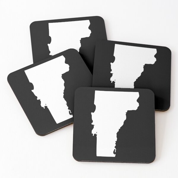 Item preview, Vermont Map Silhouette – Minimal White designed and sold by Paper Drip.