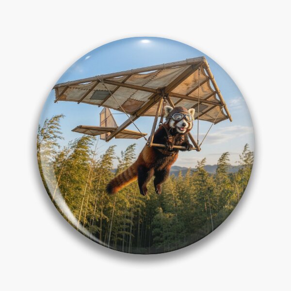 Item preview, Hang Gliding Red Panda designed and sold by Tridentulus.