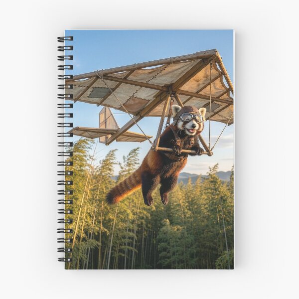 Item preview, Hang Gliding Red Panda designed and sold by Tridentulus.