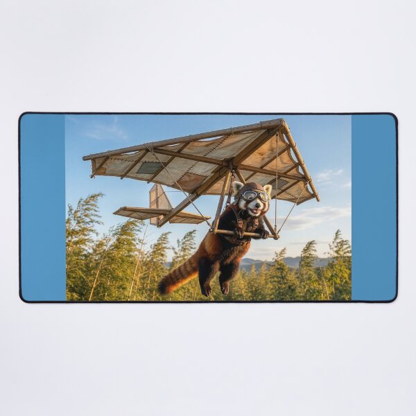 Item preview, Hang Gliding Red Panda designed and sold by Tridentulus.