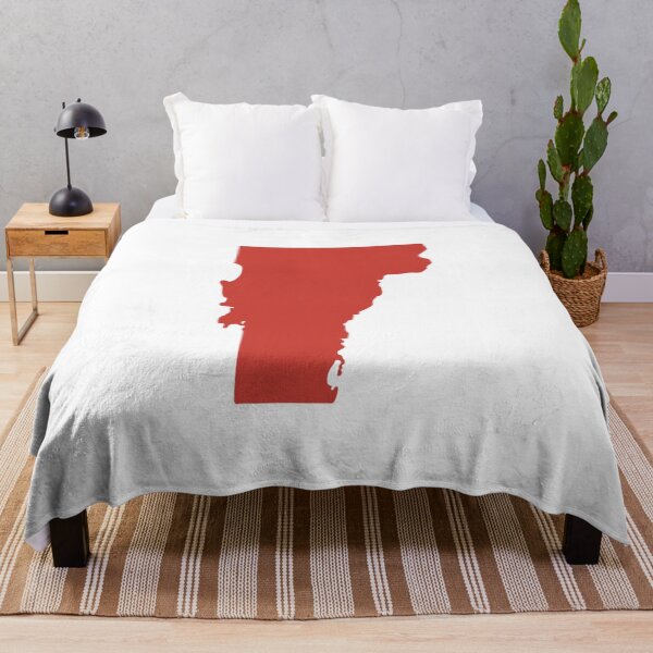 Item preview, Vermont Map Silhouette – Minimal Maroon designed and sold by Paper Drip.