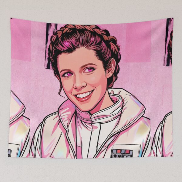 Item preview, The Rebel Princess Pop (PINK) - POP ART  designed and sold by CleverCulture.