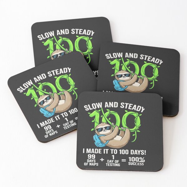 Item preview, 100 days of school  school challenge funny animal text designed and sold by  Mudikeys.