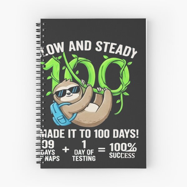 Item preview, 100 days of school  school challenge funny animal text designed and sold by  Mudikeys.