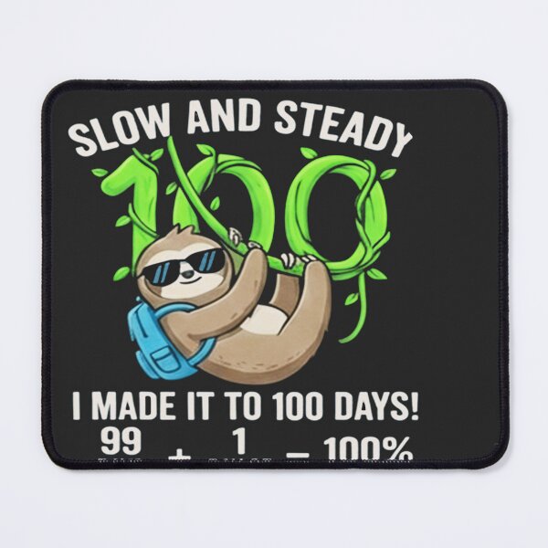 Item preview, 100 days of school  school challenge funny animal text designed and sold by  Mudikeys.