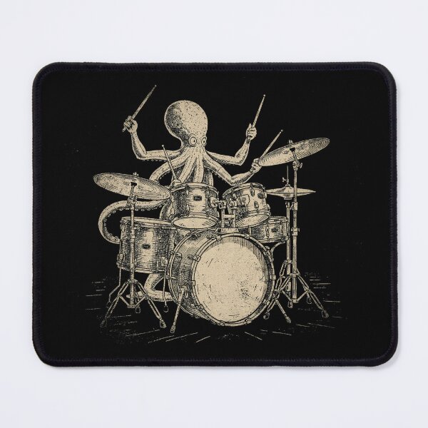 Item preview, Funny Octopus Playing Drums Drumming Drummer Rock Musician designed and sold by SOUFIANE1991.