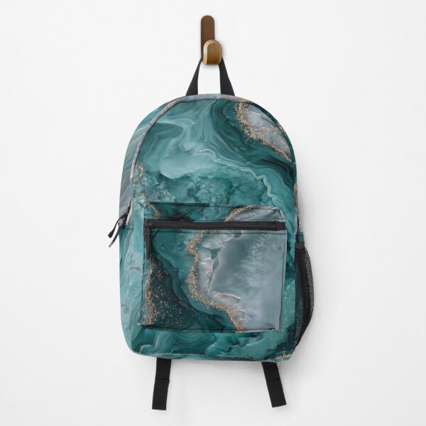 Item preview, Transformative Teal & Cloud Dancer – Color of the Year 2026 Abstract Marble designed and sold by Ewa Miller.