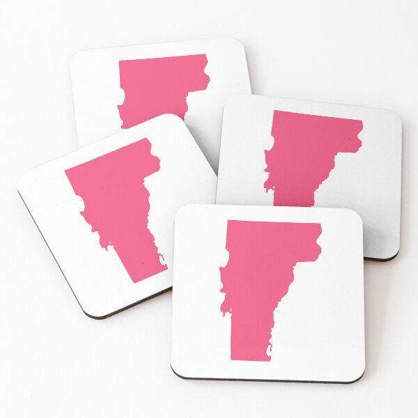 Item preview, Vermont Map Silhouette – Minimal Pink designed and sold by Paper Drip.