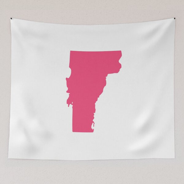 Item preview, Vermont Map Silhouette – Minimal Pink designed and sold by Paper Drip.