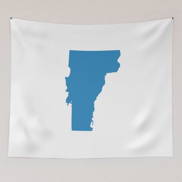 Item preview, Vermont Map Silhouette – Minimal Black and White designed and sold by Paper Drip.
