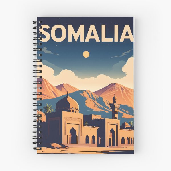 Item preview, Somalia Retro Vintage Travel Design designed and sold by TravelersGems.