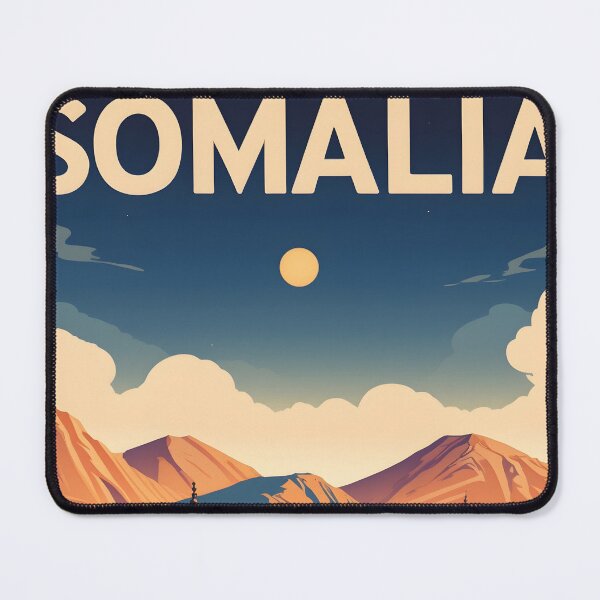 Item preview, Somalia Retro Vintage Travel Design designed and sold by TravelersGems.