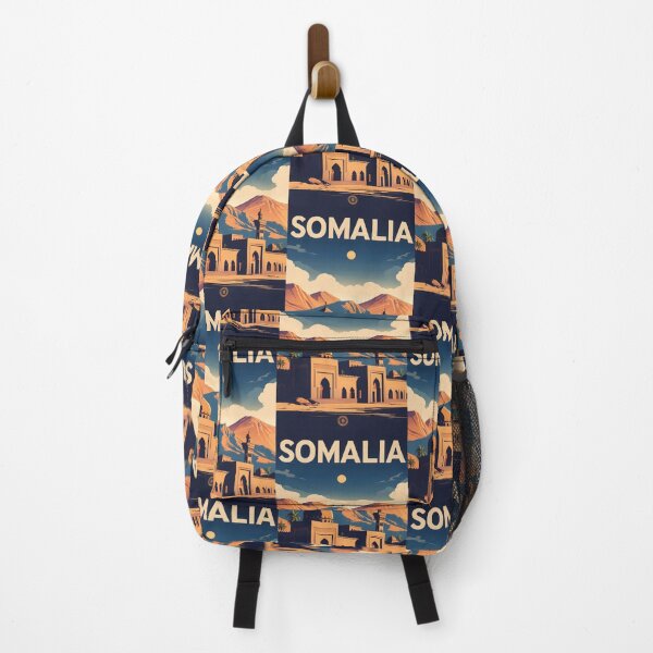 Item preview, Somalia Retro Vintage Travel Design designed and sold by TravelersGems.